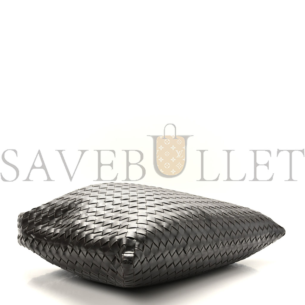 BOTTEGA VENETA NAPPA INTRECCIATO LARGE HOP EBANO  (56*43*8cm)